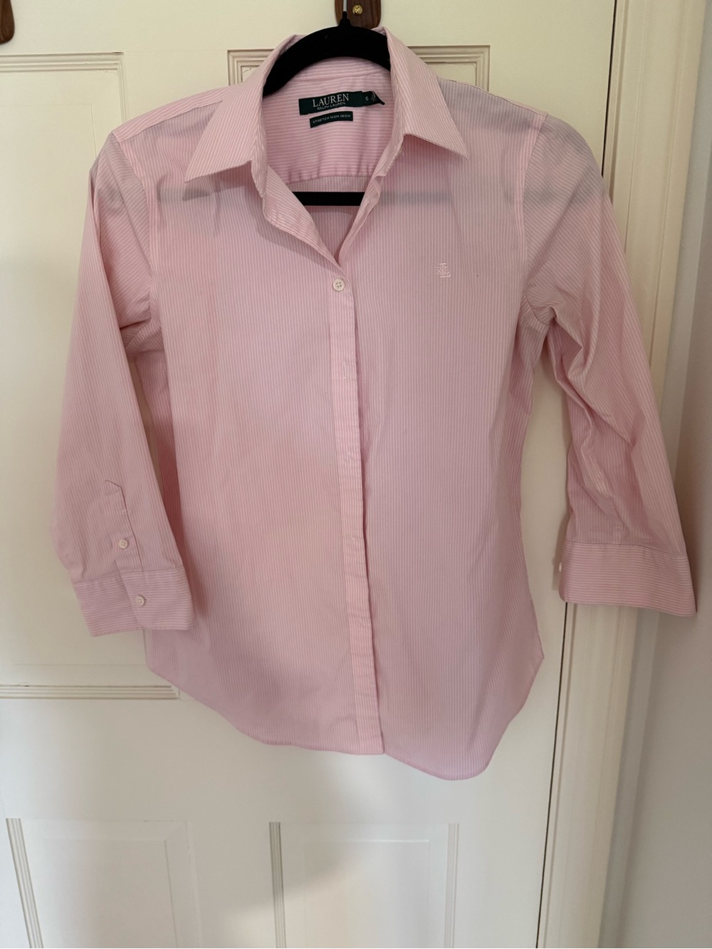 Ralph Lauren Light Pink Pinstripe Button-Down Shirt
